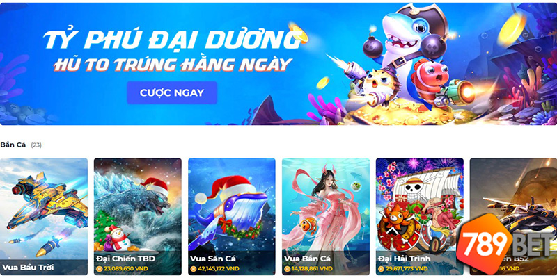 Bắn Cá 789Bet- Hướng Dẫn Chơi Bắn Cá Online Chi Tiết